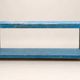 Old patinated blue wooden workbench – Workshop console