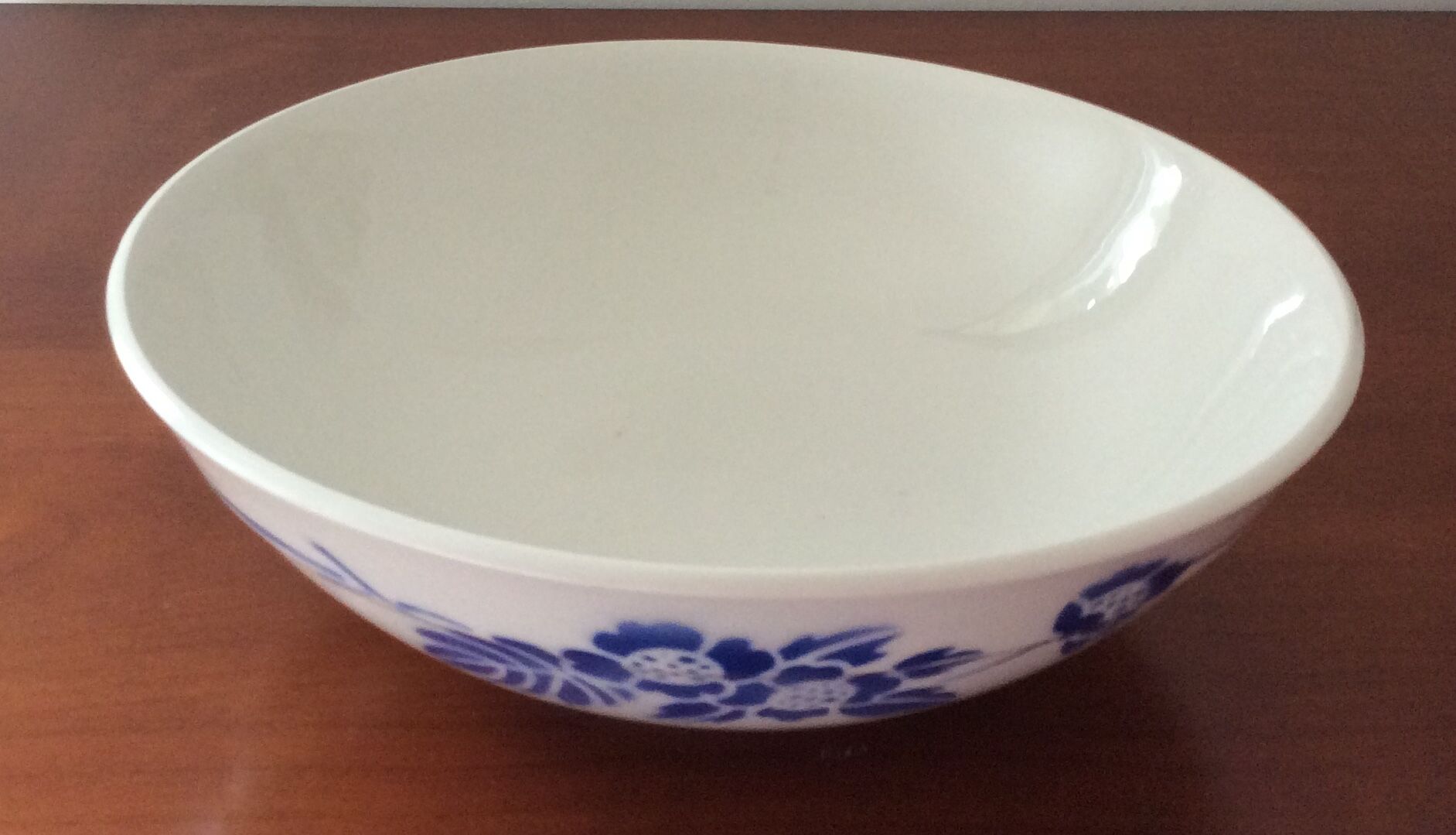 Old hollow dish Moulin des Loups Orchies Blue decorations