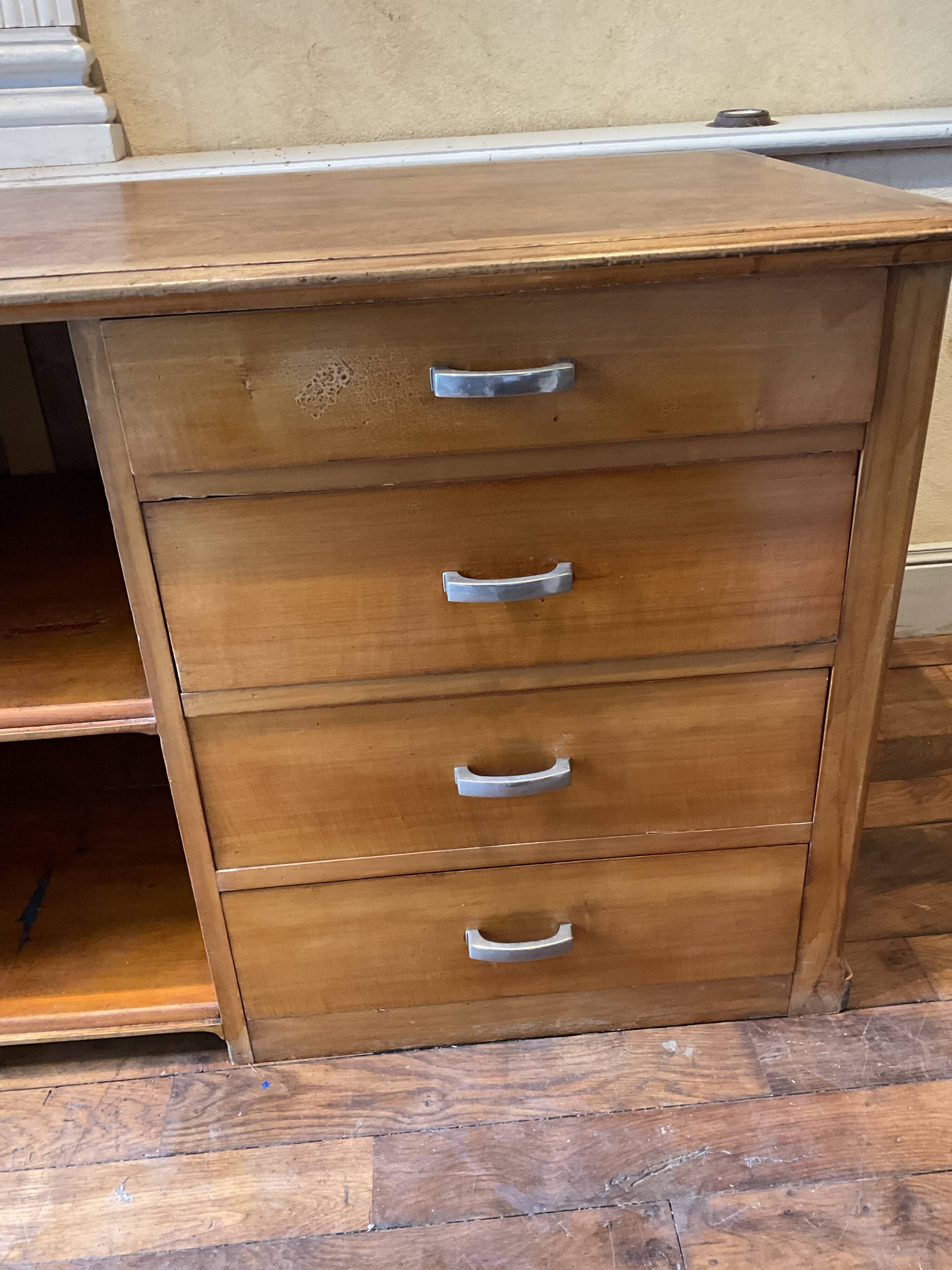 Store counter bank store haberdashery be 4 drawers