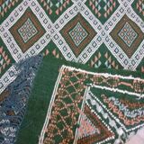 Tapis kilim vert 93x189cm