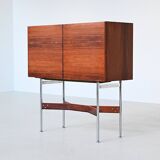 Rudolf Bernd Glatzel rosewood bar cabinet Fristho the Netherlands 1956