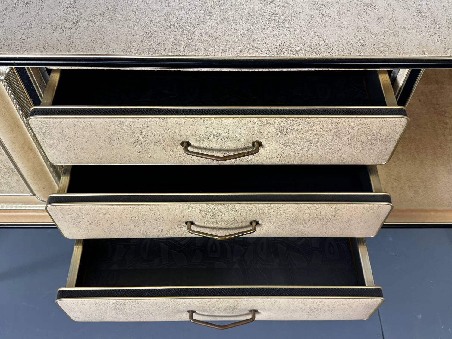 Italian Hollywood Regency Mid-Century Sideboard by Umberto Mascagni, 1