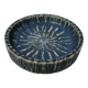 Ashtray in blue hares fur glaze from Rörstrand Sweden, by Gunnar Nylund