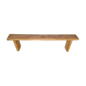 Old patinated solid wood bench 180cm