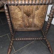 Fauteuil de coin de cheminée ancien