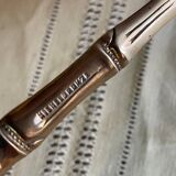 16 Bamboo nickel bronze dessert cutlery