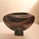 Ceramic lentil vase signed by a dove design 60s