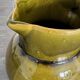 Vintage glazed ceramic pitcher