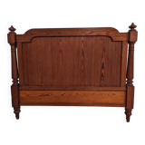 Antique headboard in solid pitch pine