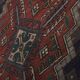 Vintage Turkish hallway rug 112x450 cm