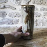 Catherine and Bruce Gould ceramic scroll vase
