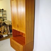 Module d'armoire en teck étagère Skandi Design 1, années 1970