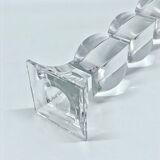 Pair of crystal candlesticks