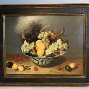 Painting: reproduction of still life with fruit