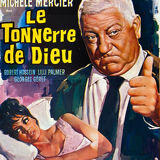 Original cinema poster "Le Tonnerre de Dieu" Jean Gabin, Michèle Mercier 36x54cm 1965