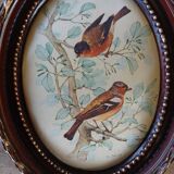 Miniature painting on silk