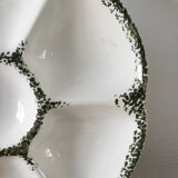Set of oyster or shellfish plates