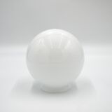 White glass globe ø15cm