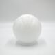 White glass globe ø15cm