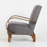 Fauteuil Tchécoslovaque vintage années 60