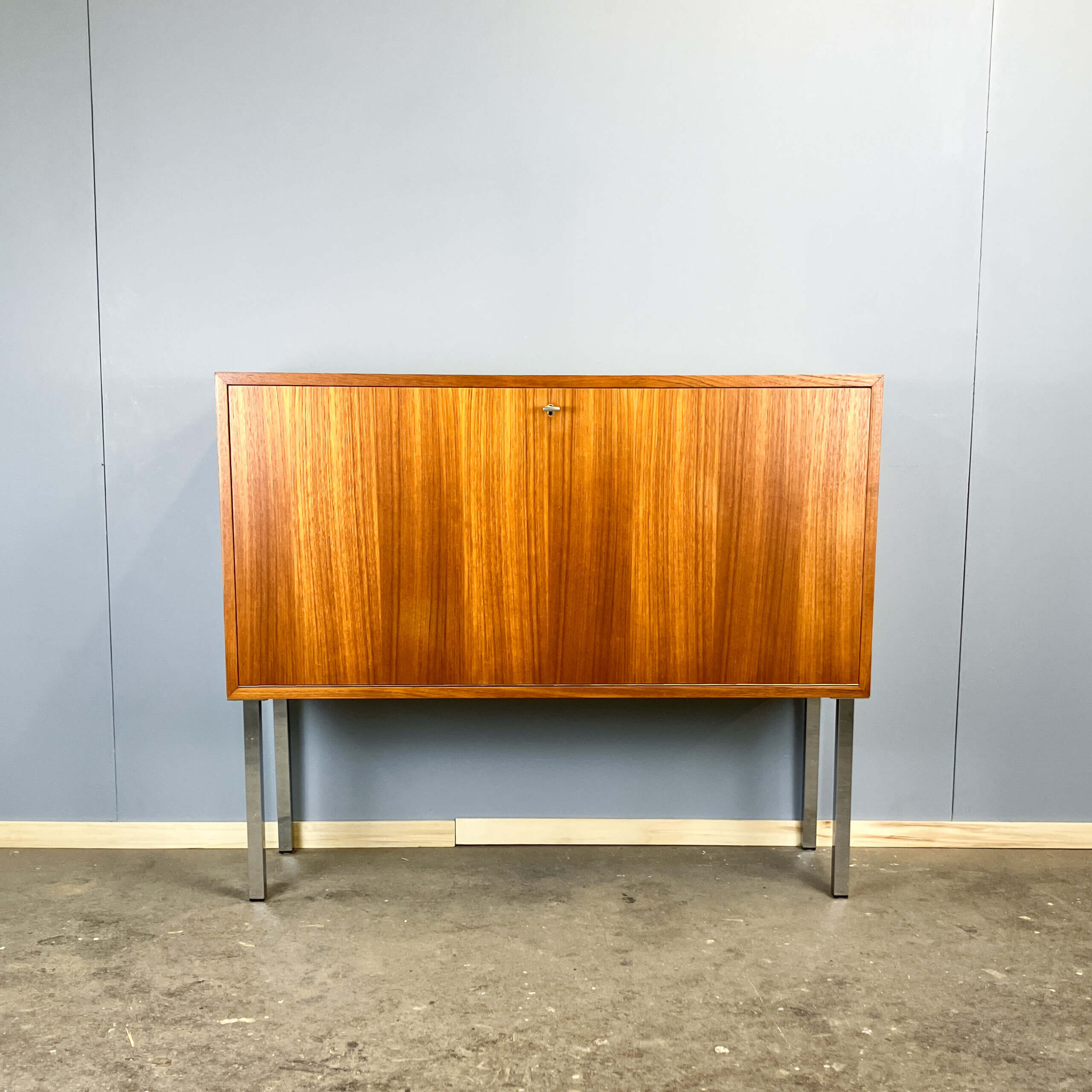 Bar cabinet, small sideboard, teak, 1960s