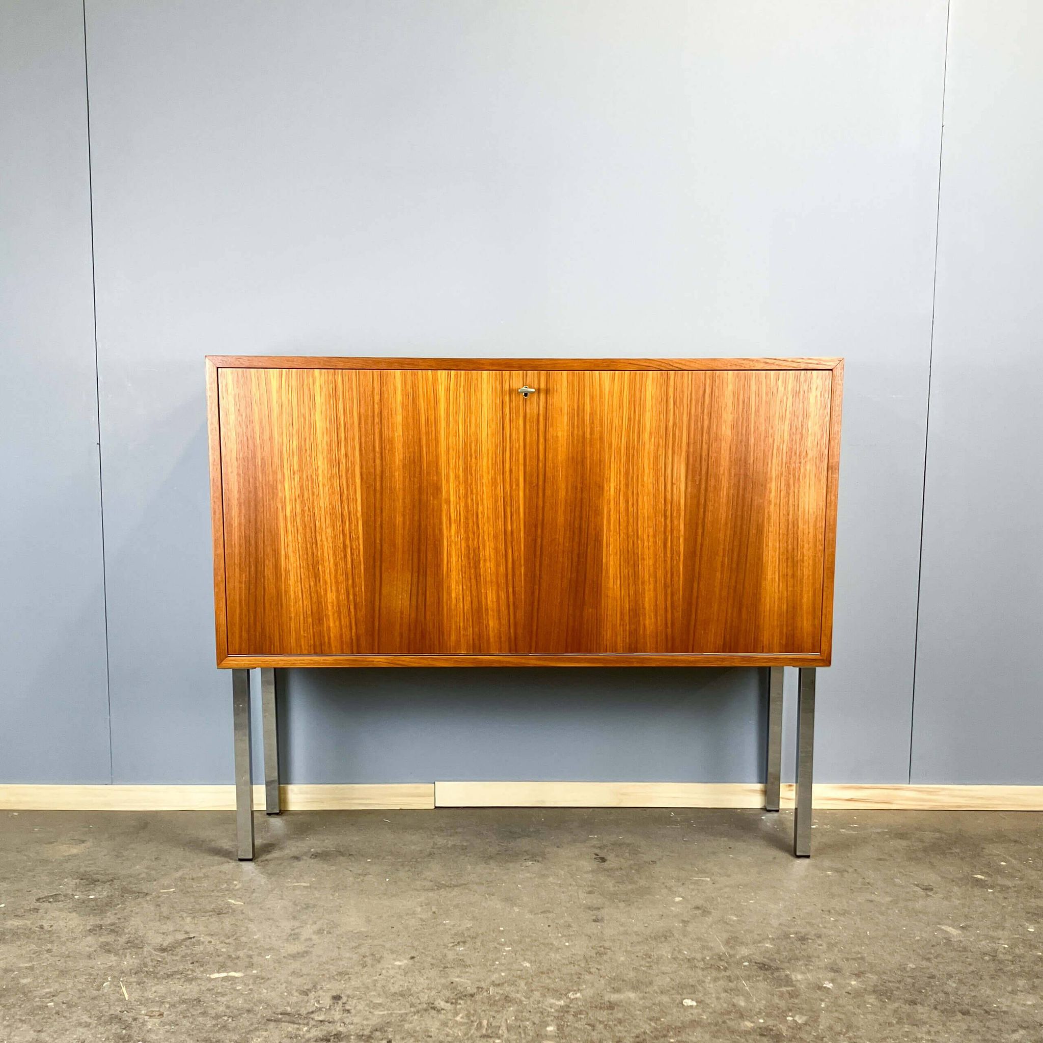 Bar cabinet, small sideboard, teak, 1960s