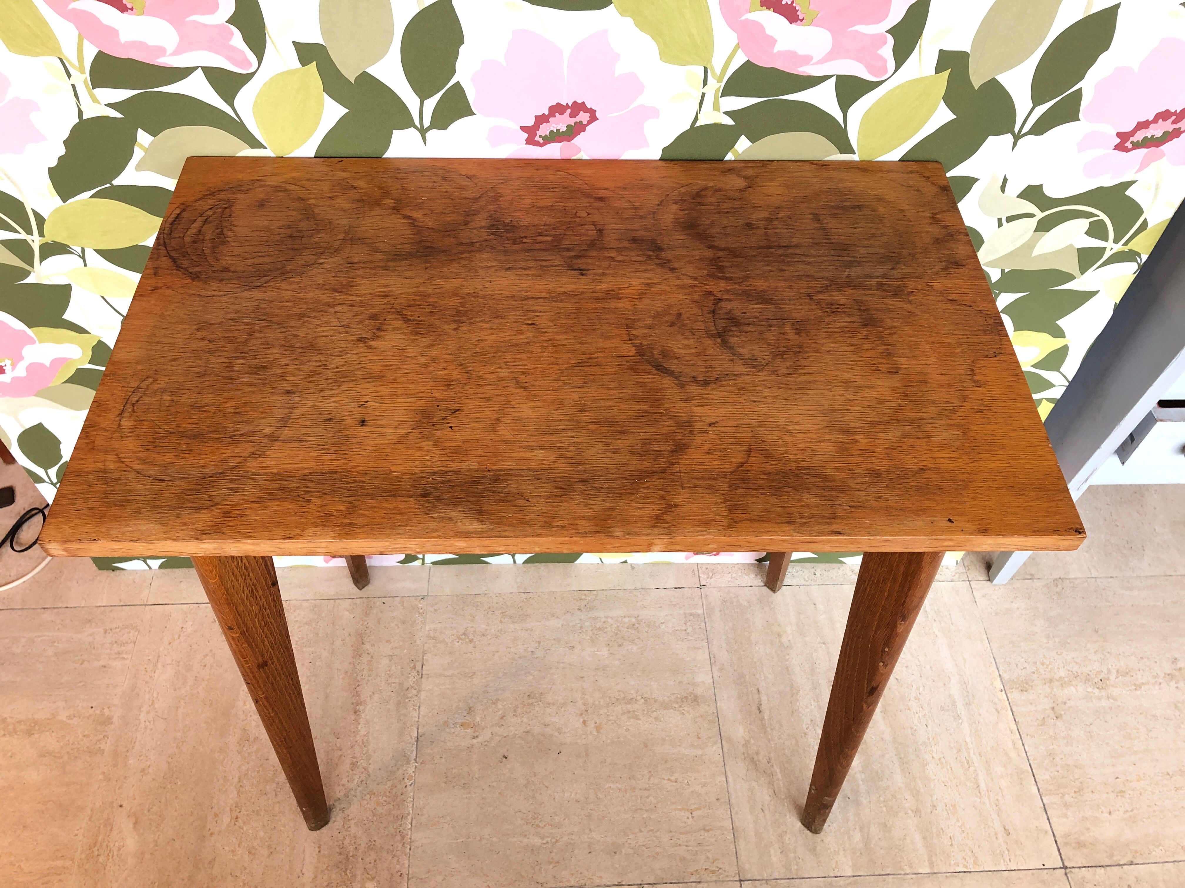 Console vintage pieds compas 1960