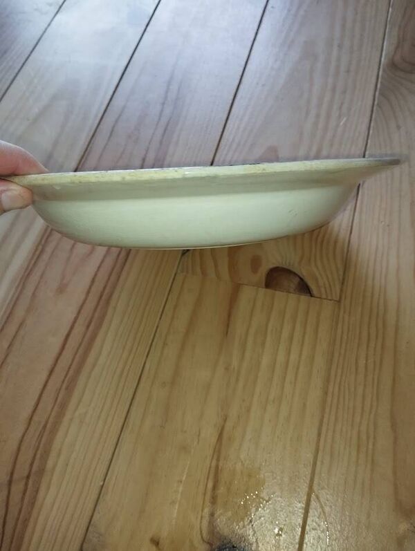 Plat Rond Creux Gien “Bouquet de Roses”