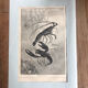 Original vintage engraving lobster and lobster