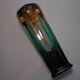 Vase polychrome art deco orchies