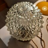 Lampe à poser globe vintage diamant