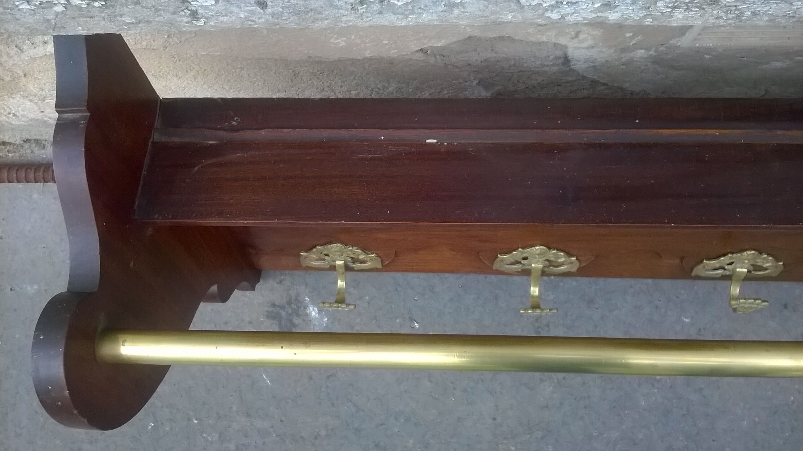 Old wall coat holder