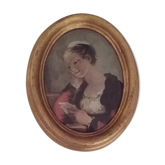 Miniature enamel table