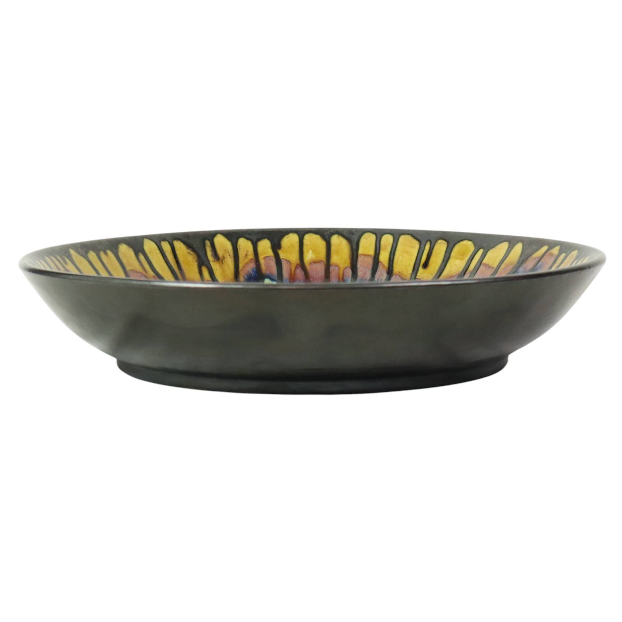 Fruit bowl XL Art Ceramics Wall decoration Drip glaze