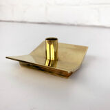 Scandinavian candle holder Model N°70 in brass, Pierre Forsell for Skultuna, 1960