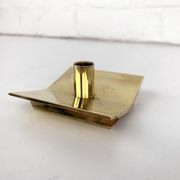 Scandinavian candle holder Model No. 70 in brass, Pierre Forsell for Skultuna, 1960