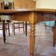 Large round Louis-Philippe period table in solid cherry wood