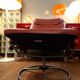 Pair of Lounge Chairs + Malung Leather Ottoman from the 90's