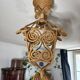 Audoux Minet rope lantern pendant light, 1950s