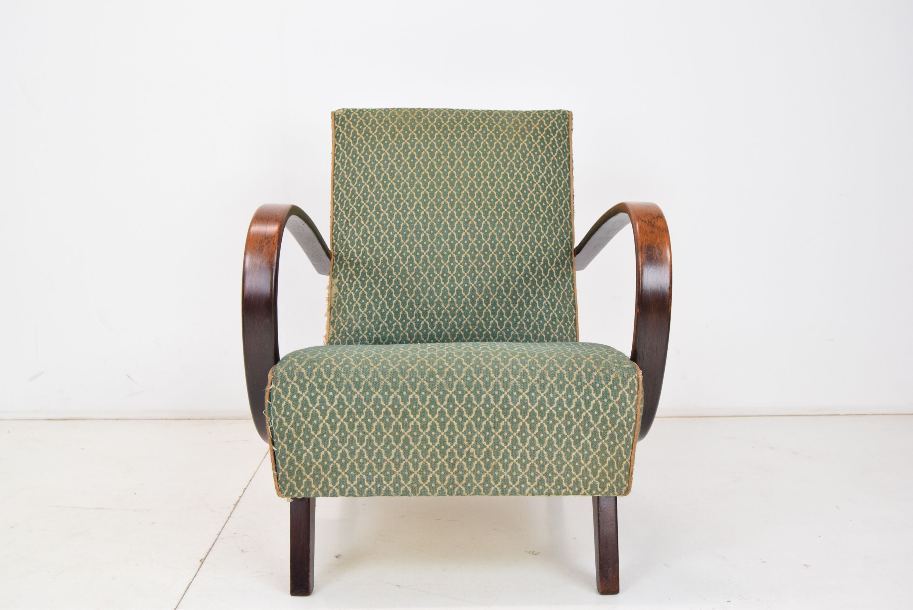 Mid-century Armchair,Designed by Jindrich Halabala,1950's.