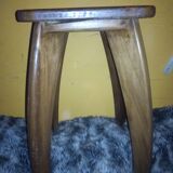 Massive wooden stool