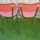 Paire de chaises  formica