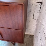Vintage Scandinavian high row 50s 60s teak
