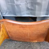 Pair of bedside tables in antique marquetry Louis XVl