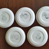 5 Salins "Chamas" tapas plates