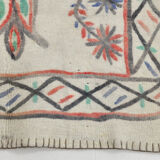 4x6 neutral handmade anatolian turkish rug,	115c192cm