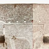 Klaus Lehmann, Cubist art sculpture in postmodern German brutalist ceramic Studio Pottery no. 337 81, 1981