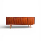 Teak enfilade by Axel Christiansen for Aco Møbler, Denmark, 1960s – Original well preserved, slightly waxed.