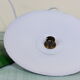 Lot of 2 lampshades enamelled sheet metal and brass socket