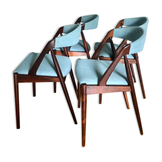 Chaises modèle 31 par Kai Kristiansen pour Schou Andersen 1960